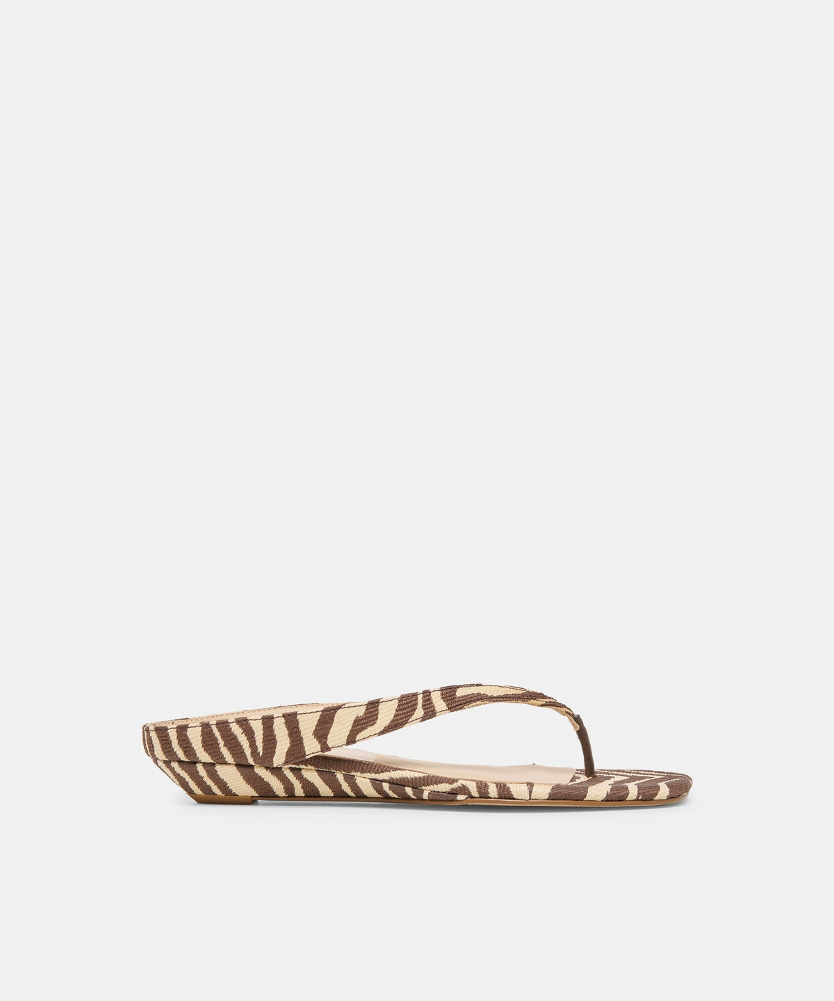 GIZEL SANDALS BEIGE ZEBRA RAFFIA