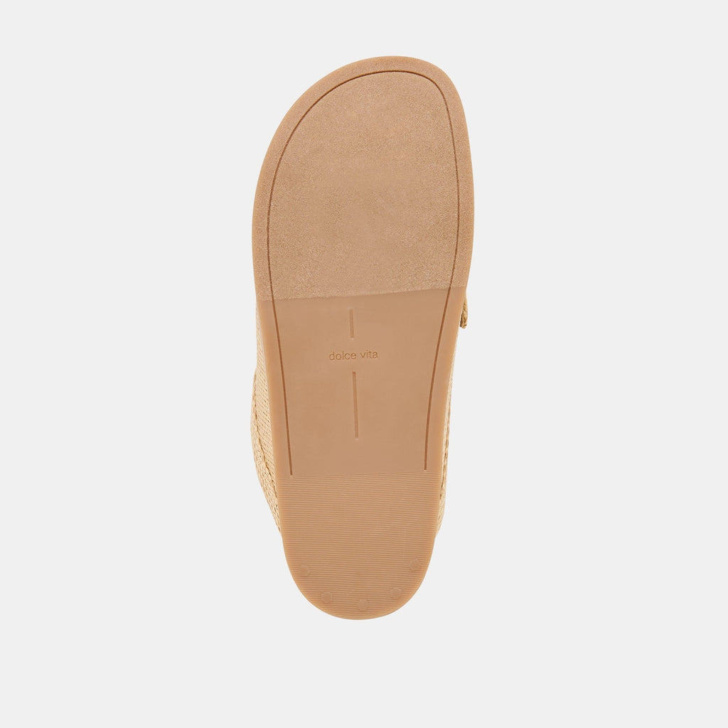 JODERO FLATS LT NATURAL RAFFIA