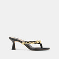 DAKSIE HEELS BLACK LEATHER