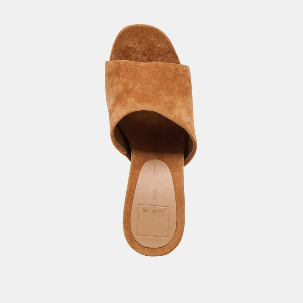 HOLTA WEDGES BROWN SUEDE