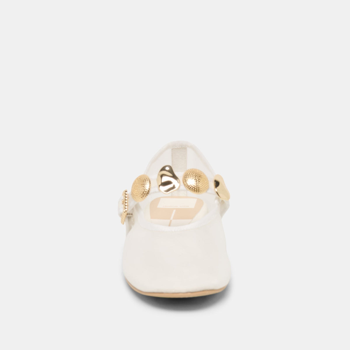RELAN MESH BALLET FLATS WHITE MESH