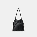 SERILDA HANDBAG BLACK SATIN