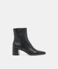 BAYRA WIDE BOOTIES BLACK LEATHER