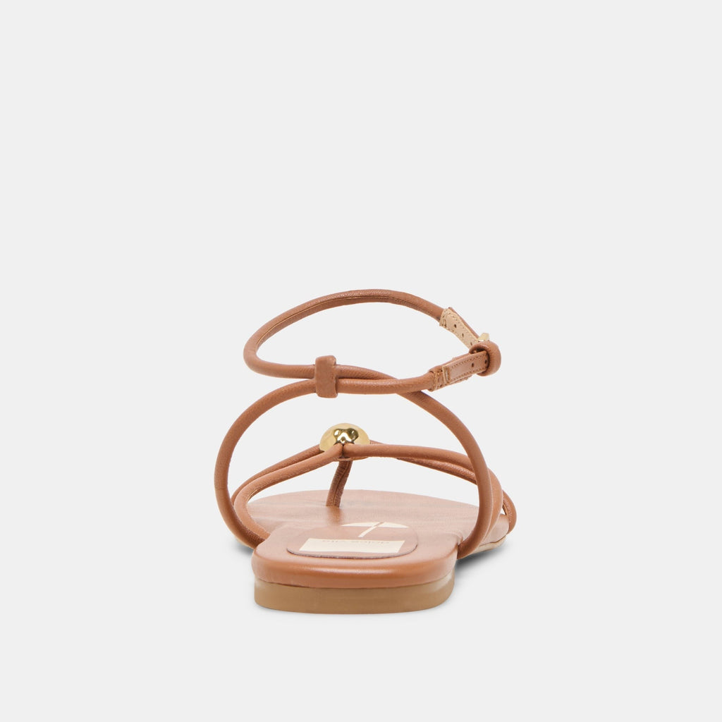 KENLEY SANDALS SADDLE LEATHER