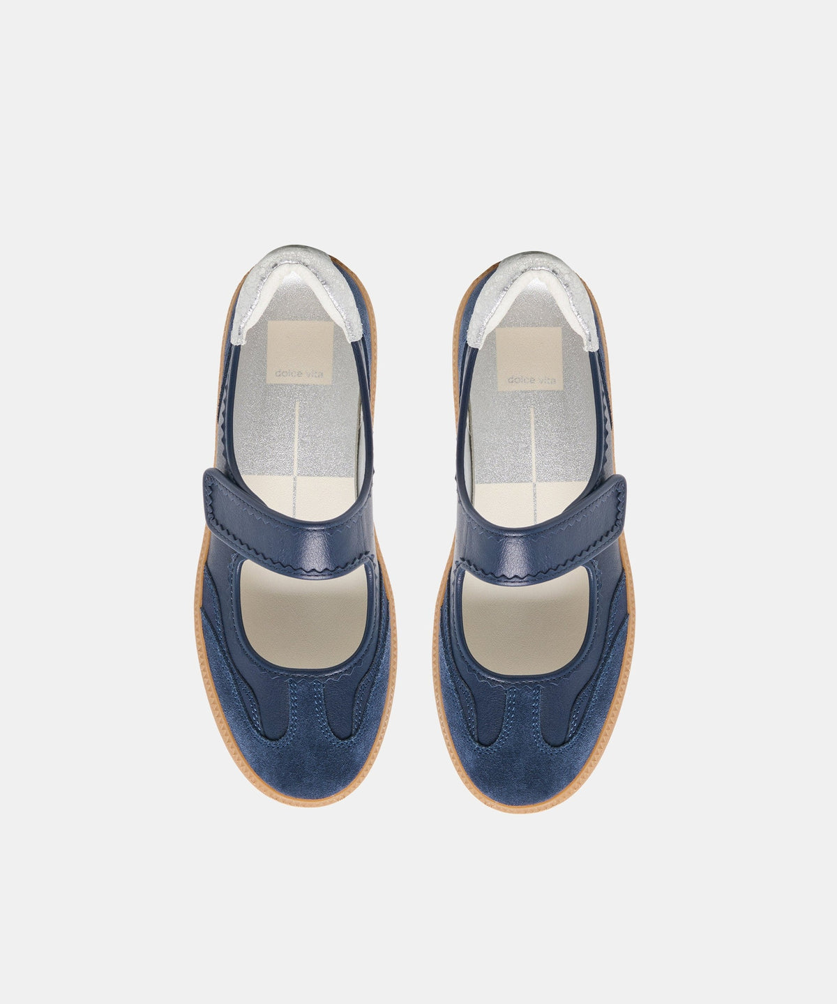 NANET SNEAKERS DK NAVY LEATHER