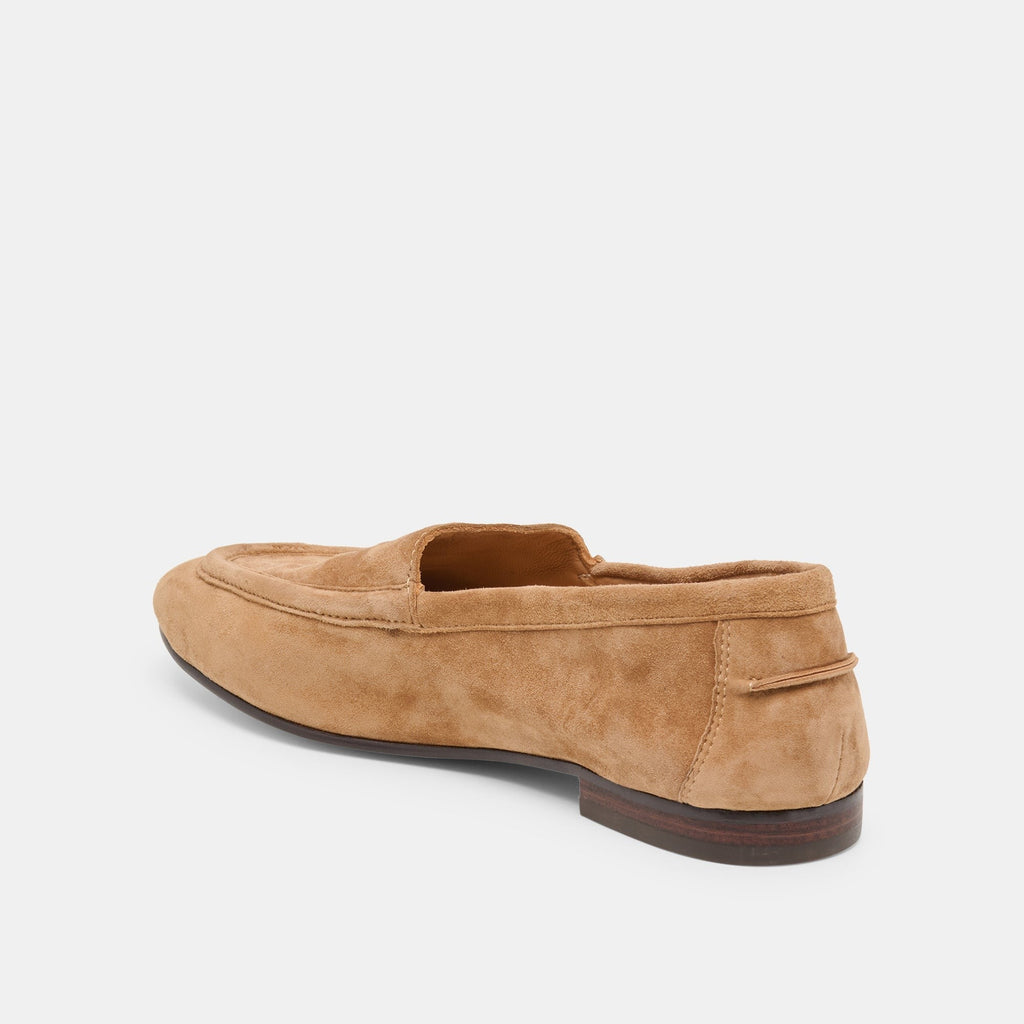 MATTIE LOAFERS CAMEL SUEDE