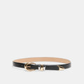 MIXED METAL BUCKLE BELT BLACK