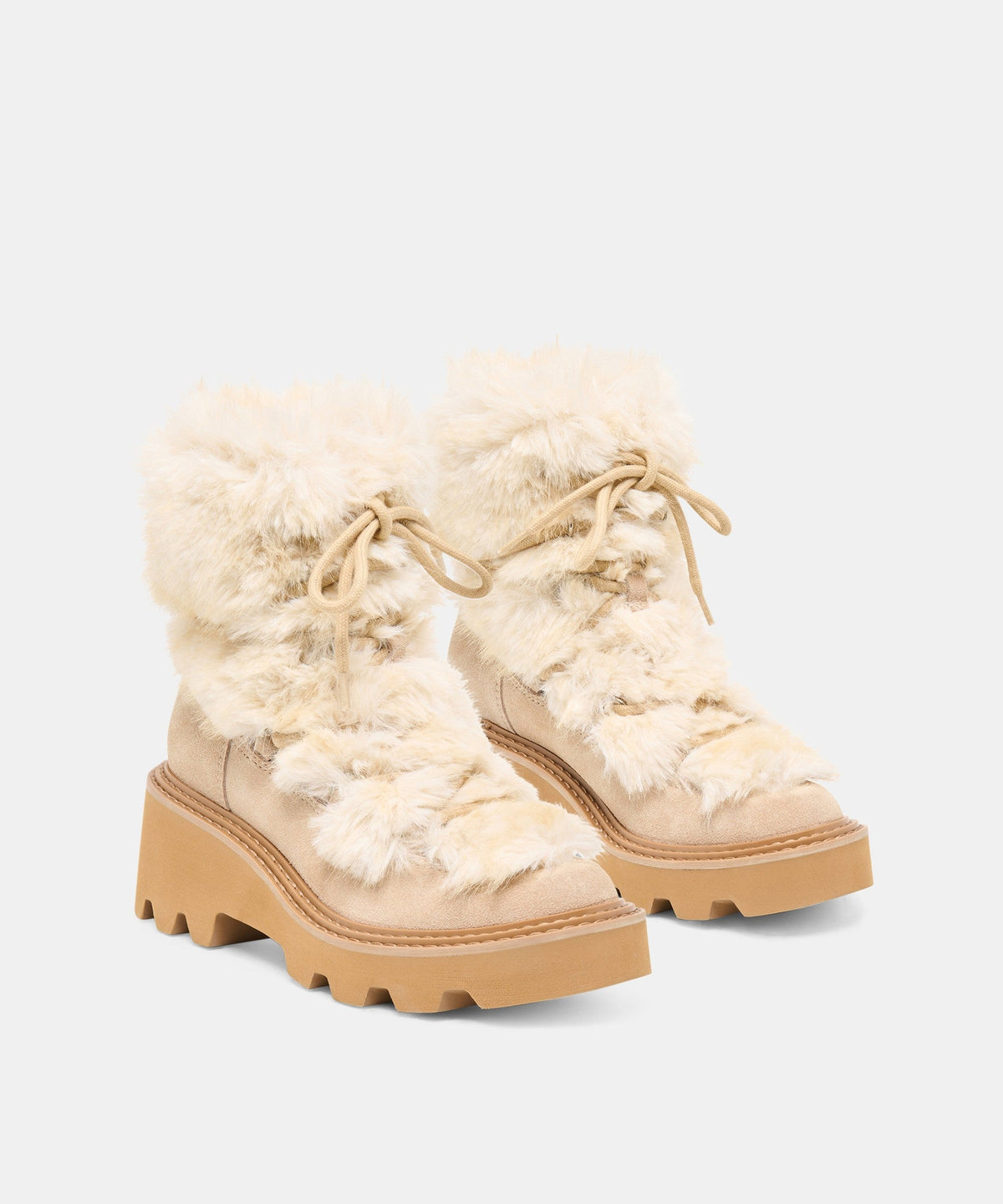 HAWKIN PLUSH BOOTS SAND SUEDE