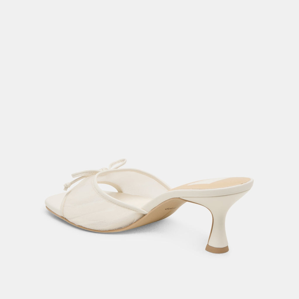 GALEN HEELS WHITE TULLE