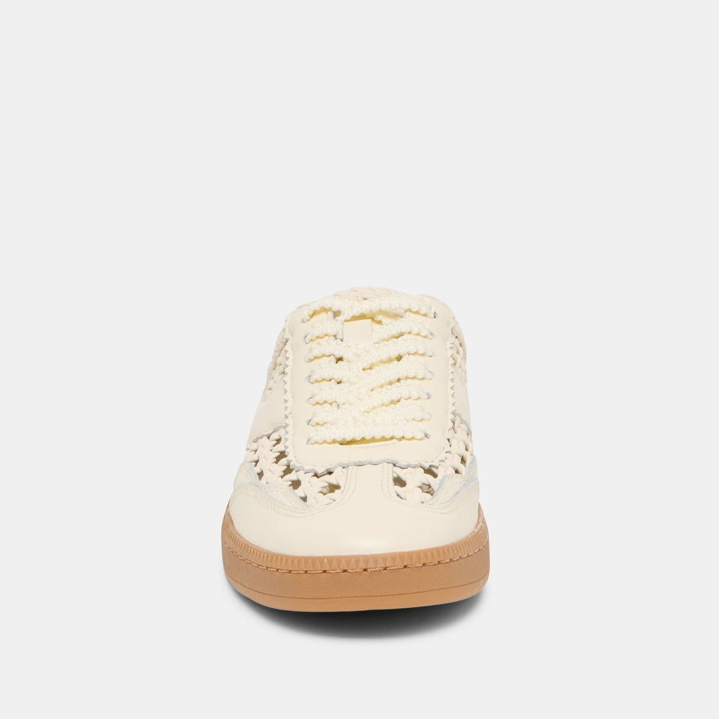 NOTICE SLIDE WOVEN SNEAKERS OFF WHITE WOVEN STELLA