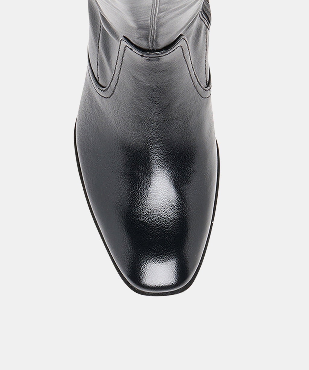 ALIVIA BOOTS BLACK LEATHER