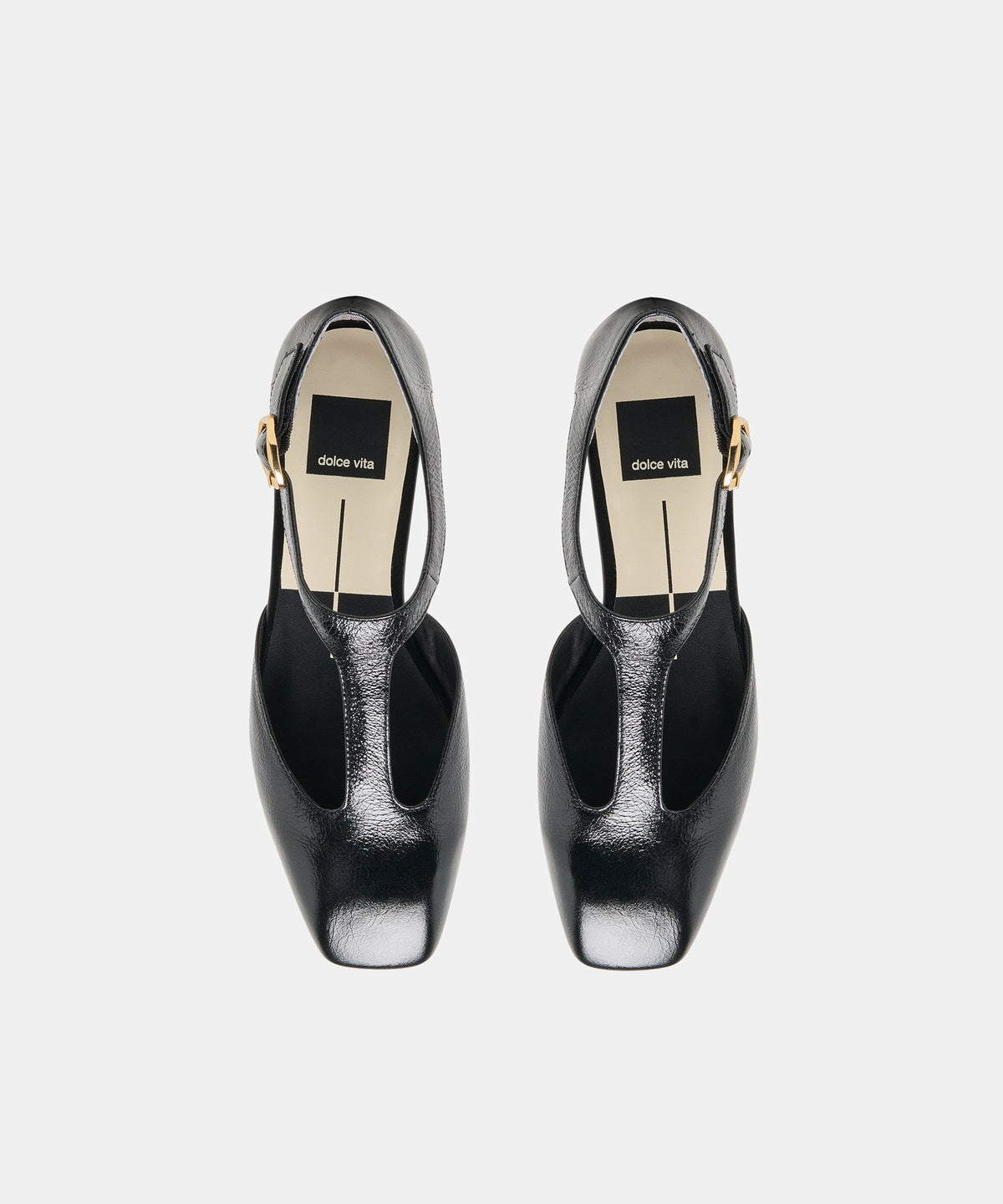 MARCY FLATS BLACK LEATHER