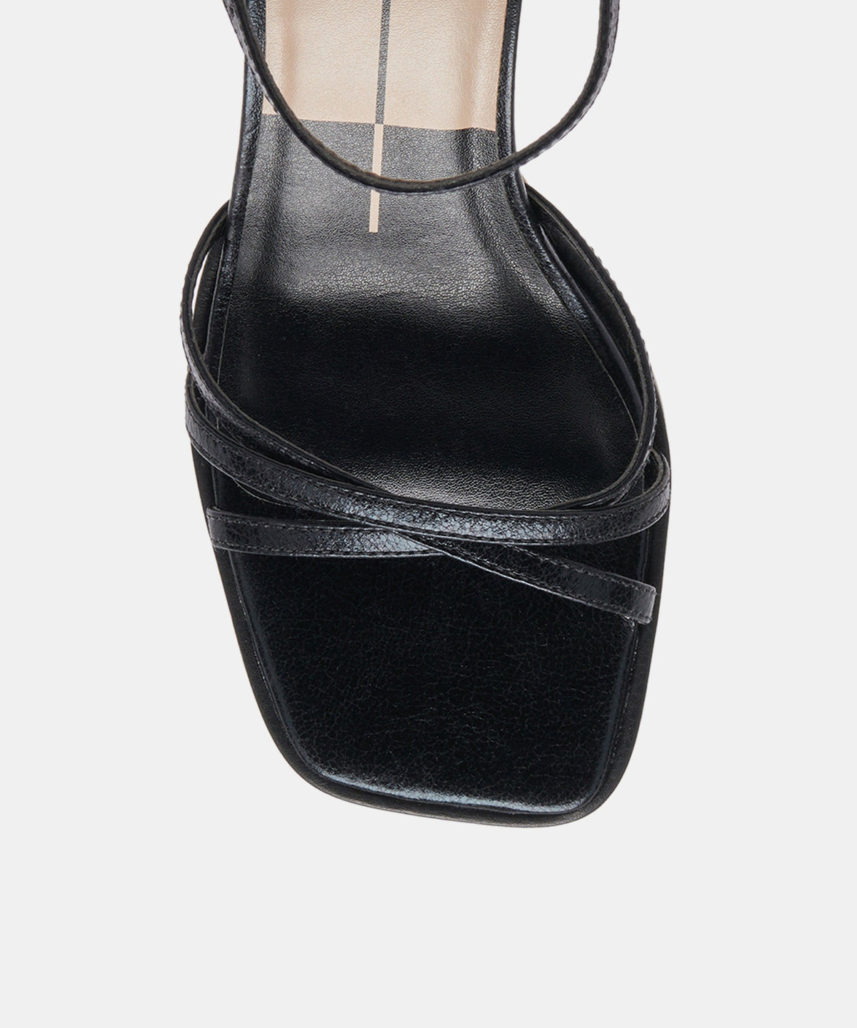 MANJI WIDE HEELS MIDNIGHT PATENT LEATHER
