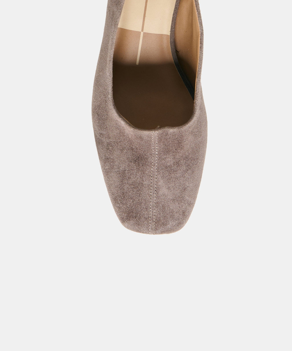 DALIA HEELS DOVE SUEDE