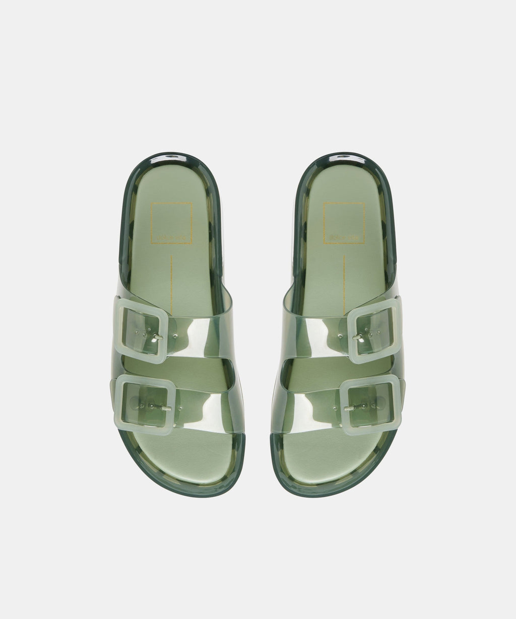 JULIO X SANDALS OLIVE VINYL