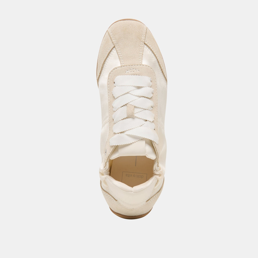 DAKODA SNEAKERS OFF WHITE SATIN