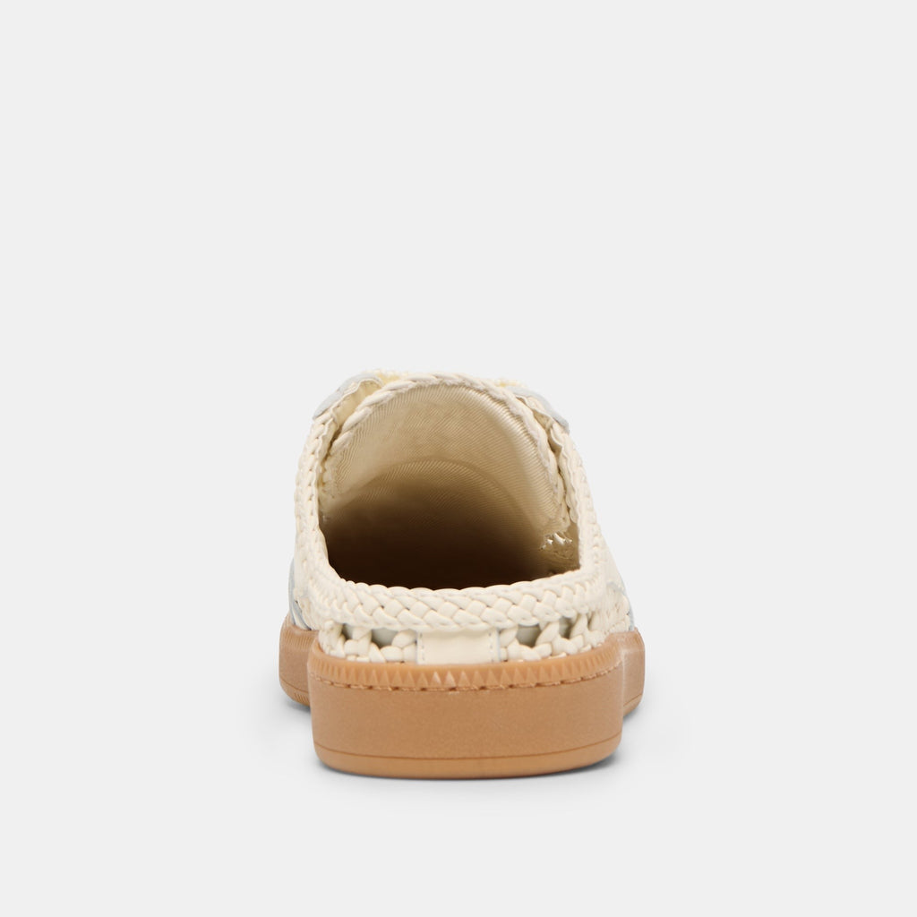 NOTICE SLIDE WOVEN SNEAKERS OFF WHITE WOVEN STELLA