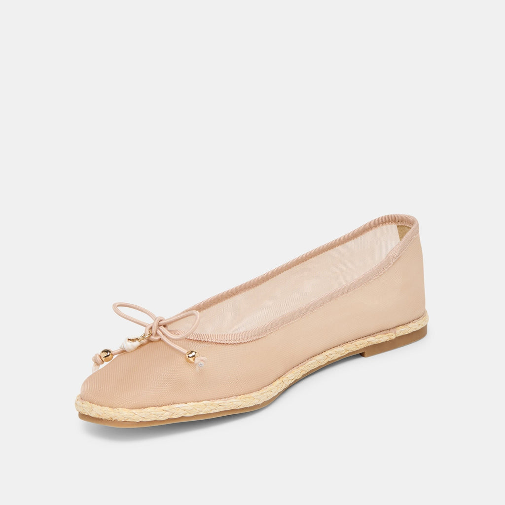 TIANNA MESH BALLET FLATS BLUSH MESH