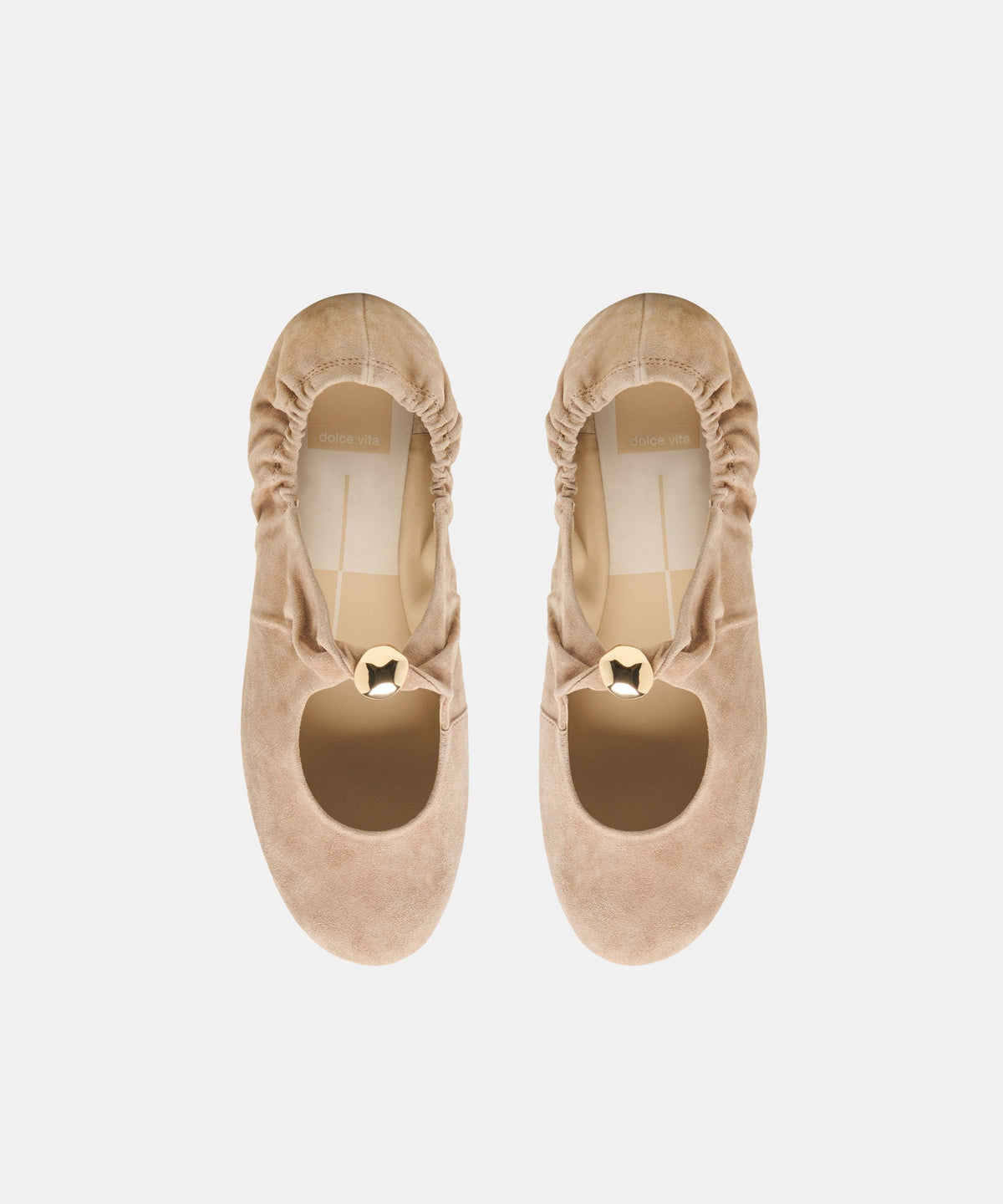 CORNEL FLATS CAMEL SUEDE