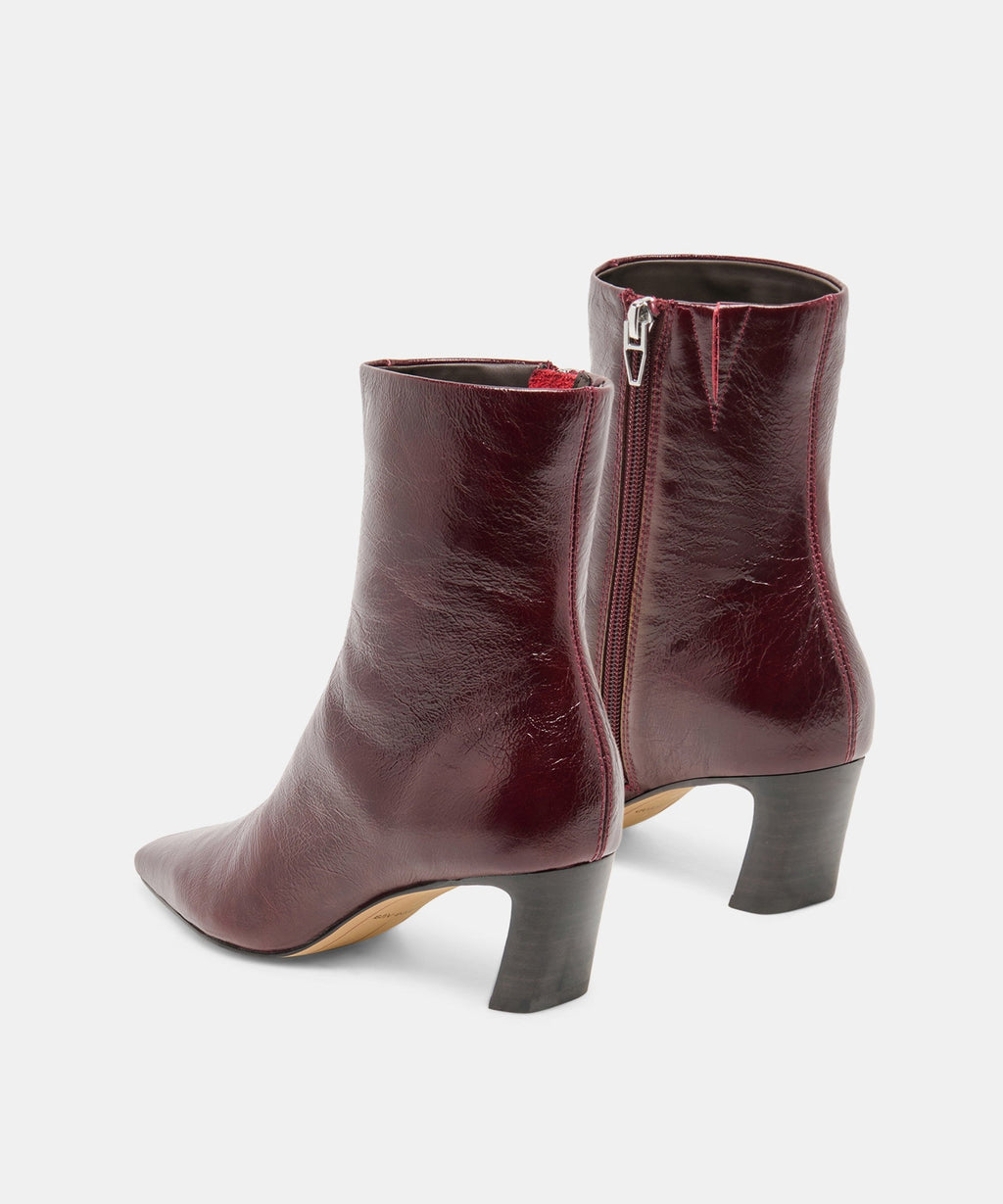 NESLY BOOTIES OXBLOOD LEATHER