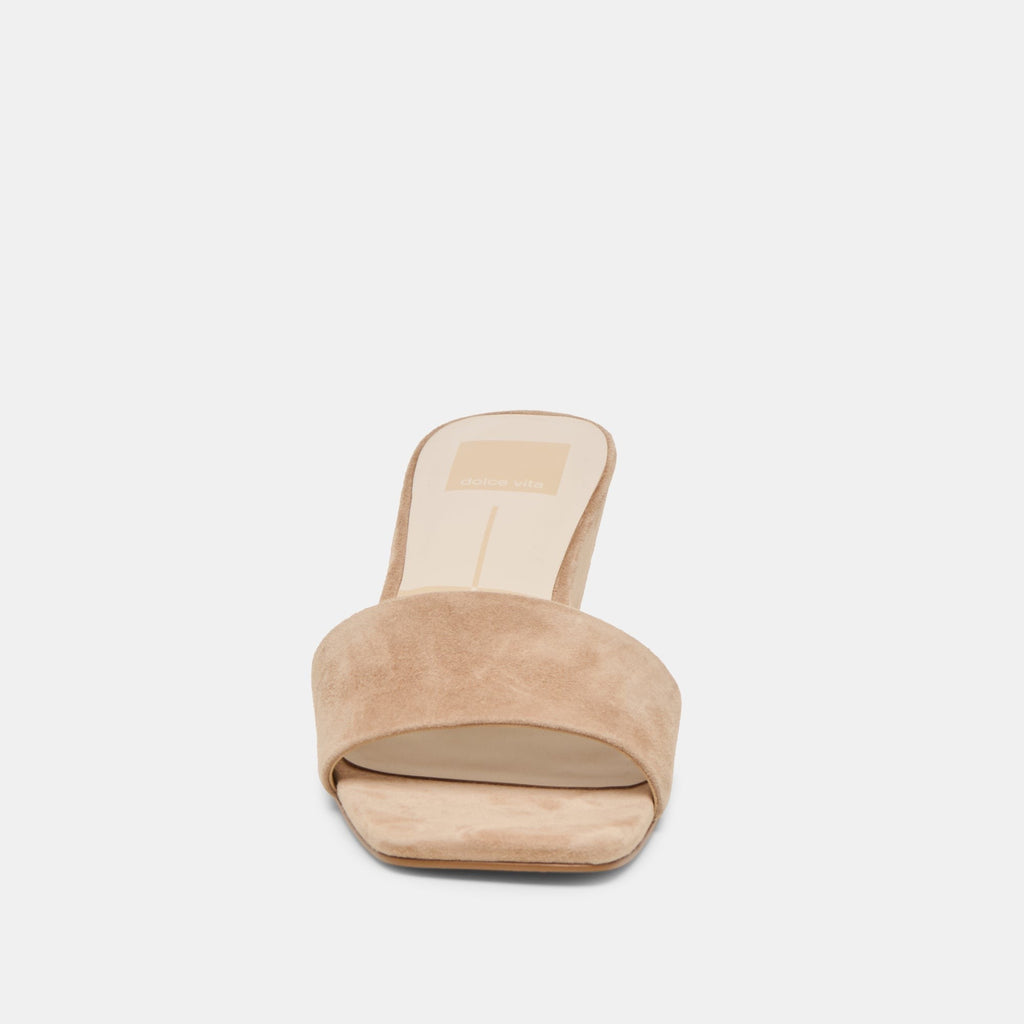 QAILY WIDE WEDGES CAMEL SUEDE