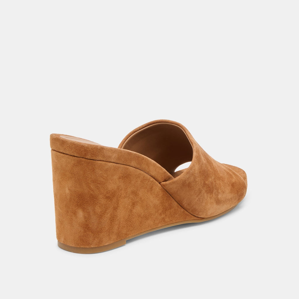 HOLTA WEDGES BROWN SUEDE