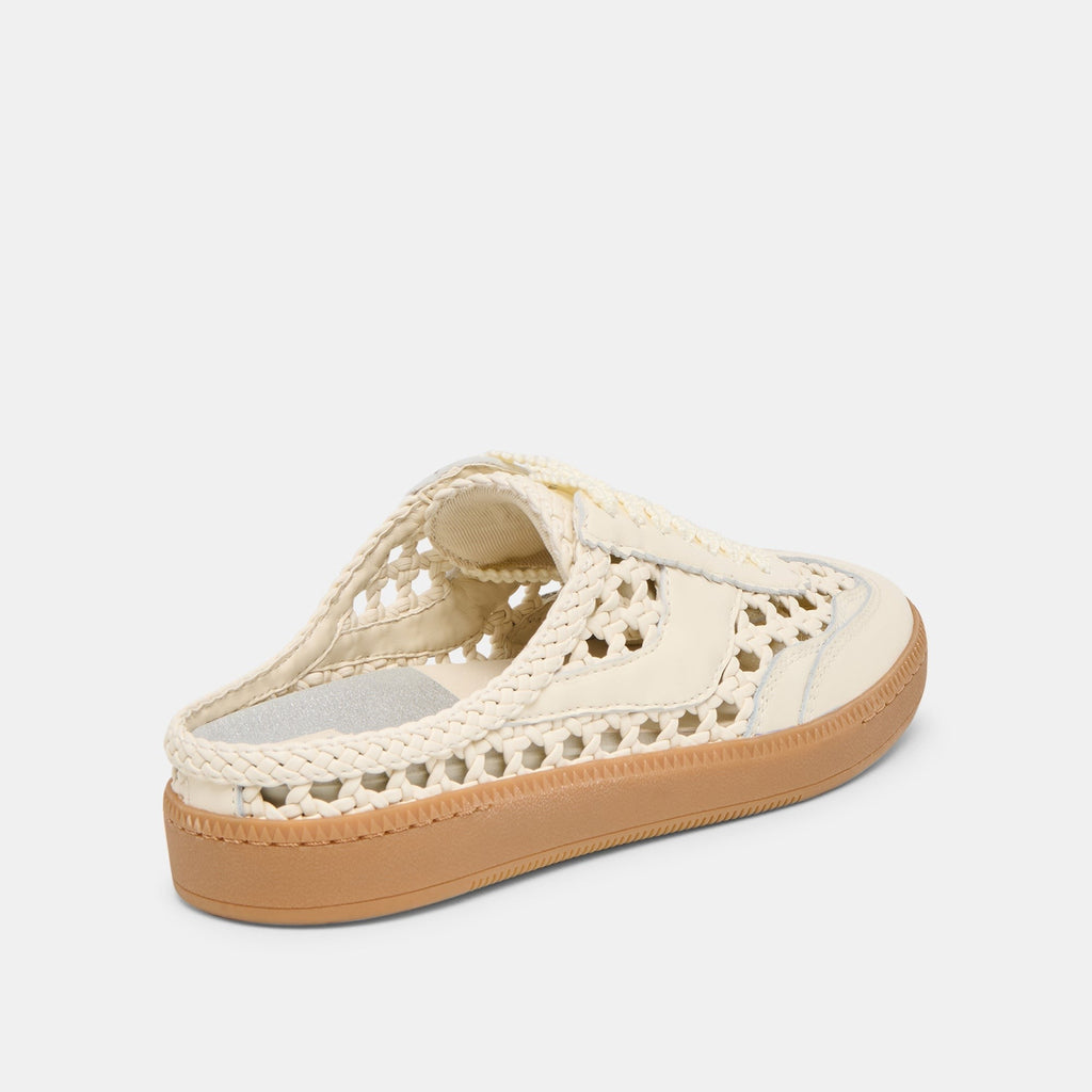 NOTICE SLIDE WOVEN SNEAKERS OFF WHITE WOVEN STELLA
