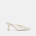 CLEO HIGH HEELS OFF WHITE SATIN
