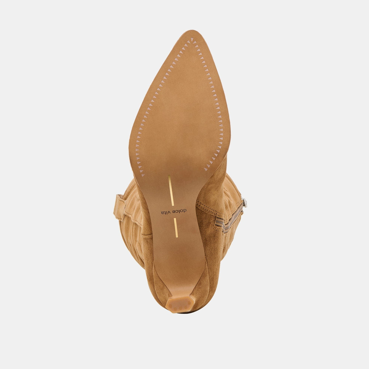 ALISA BOOTS LT BROWN SUEDE