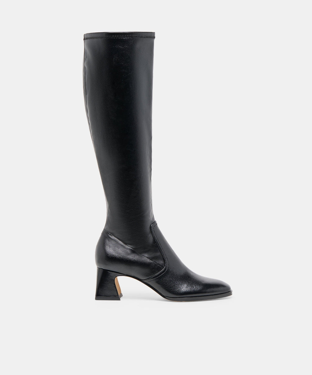 ALIVIA BOOTS BLACK LEATHER