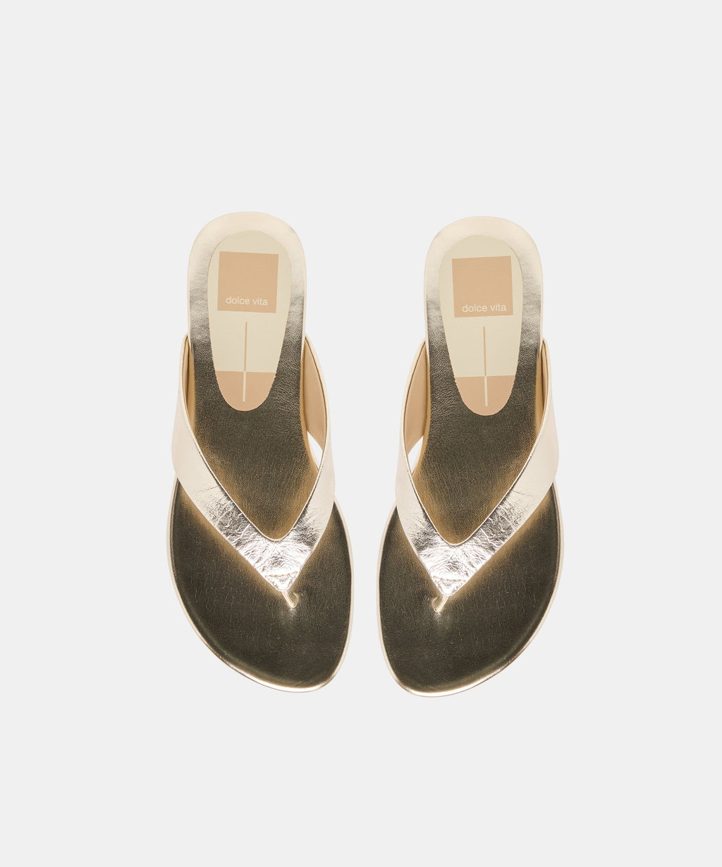 LINNET SANDALS LT GOLD LEATHER
