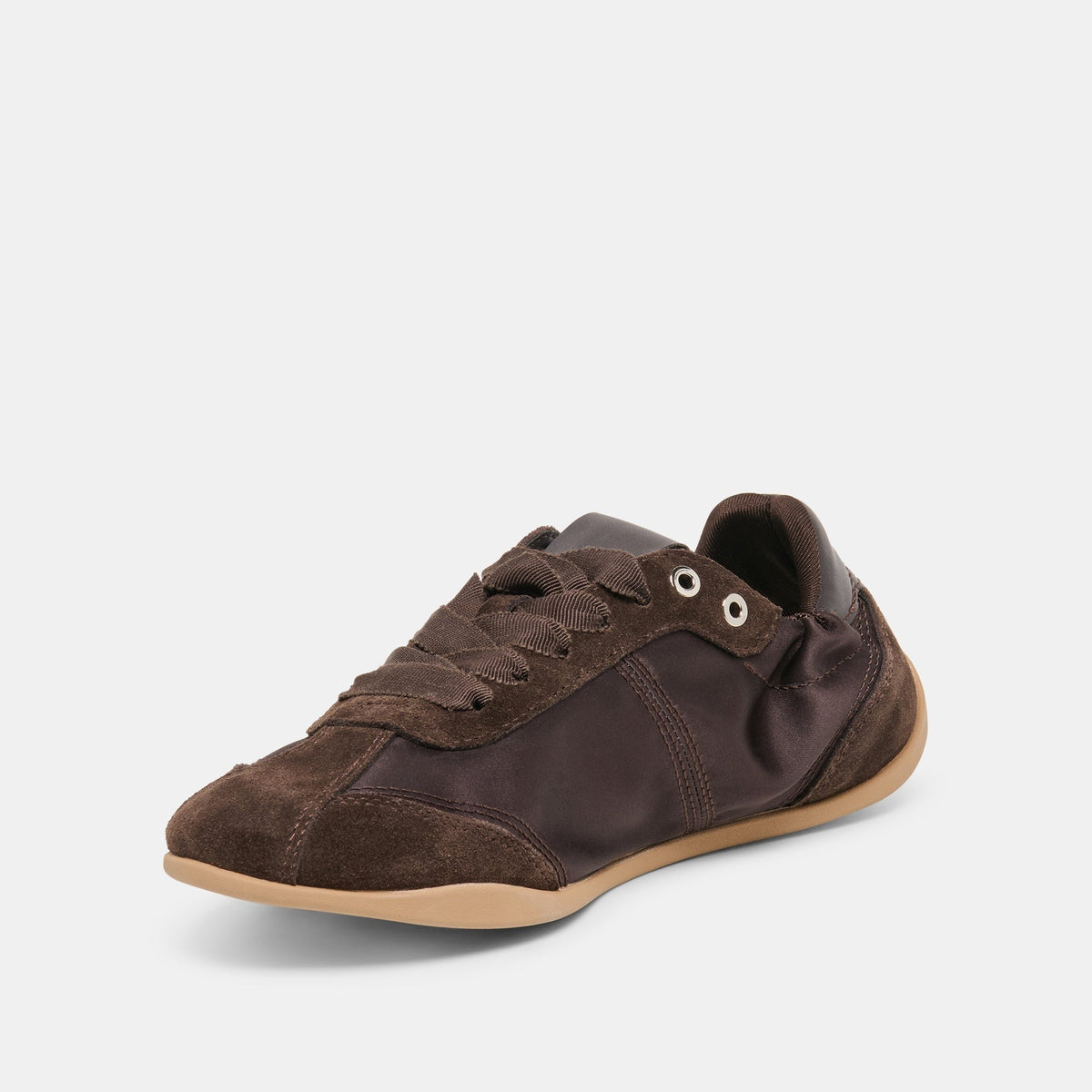 DAKODA SNEAKERS DK BROWN SATIN