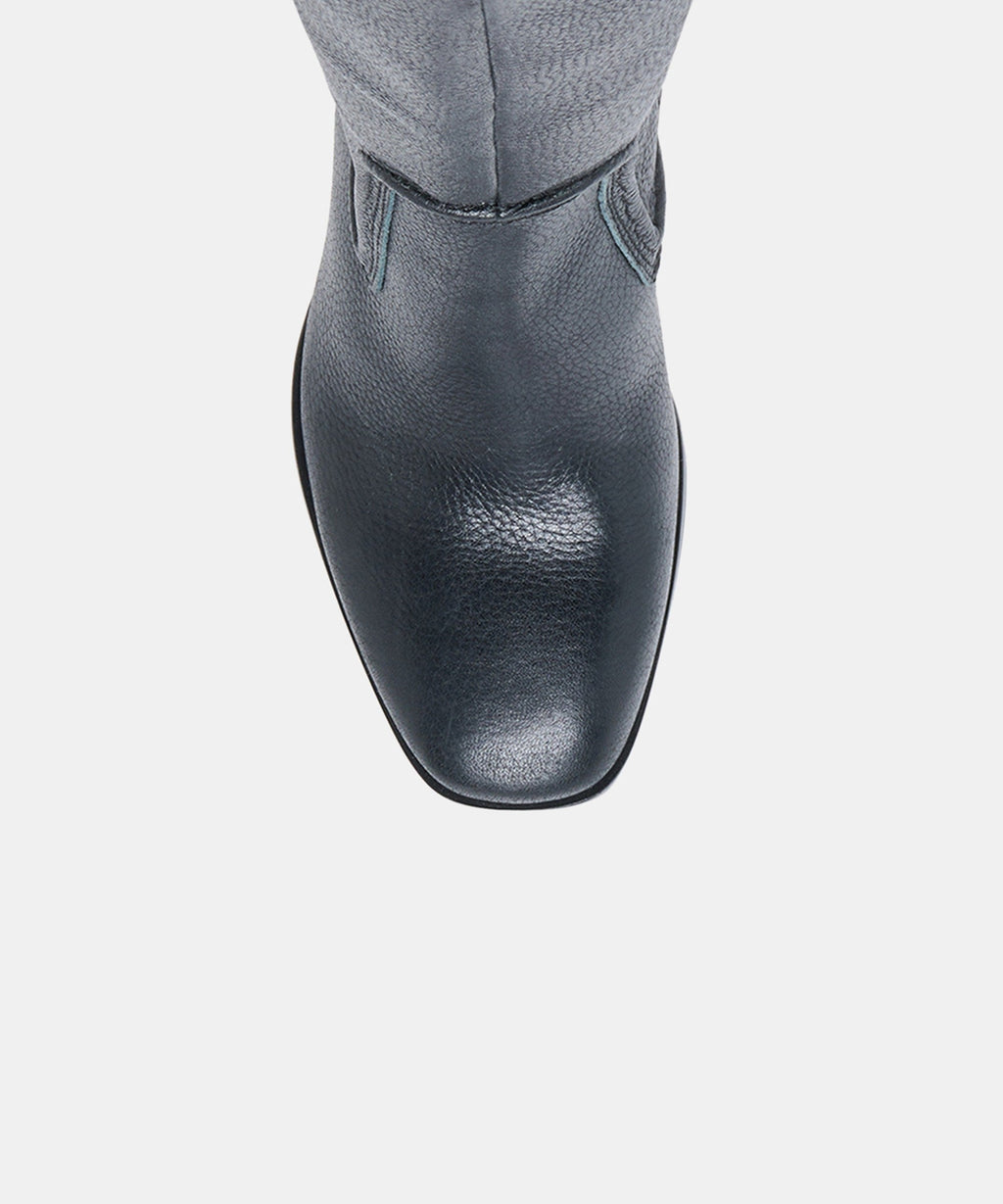 FUEGO BOOTS BLACK LEATHER