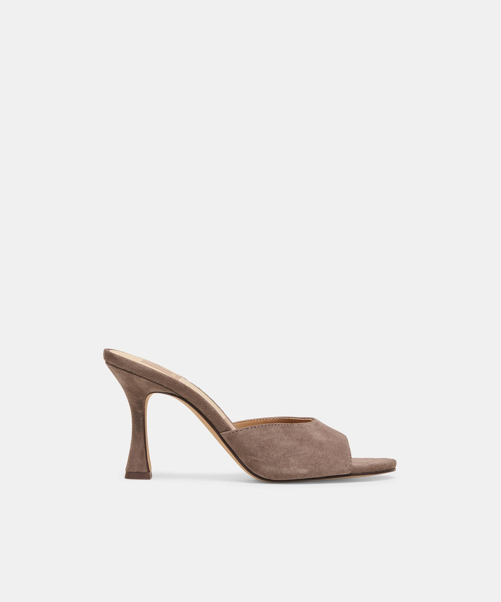 ROSHA HEELS DOVE SUEDE