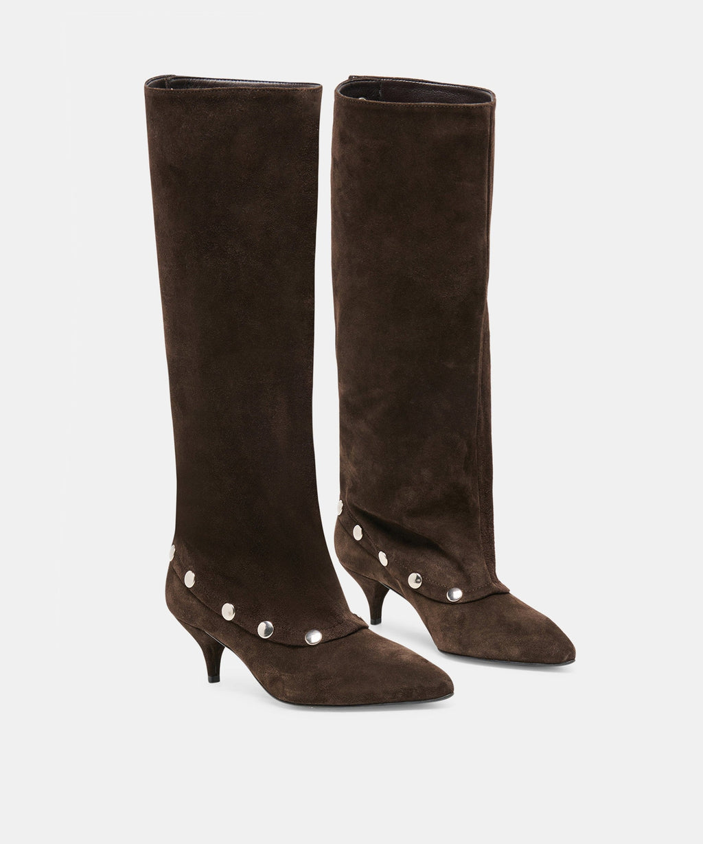 KERA BOOTS DK BROWN SUEDE