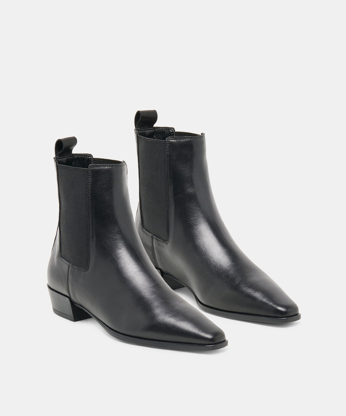 MICHAH BOOTIES BLACK LEATHER