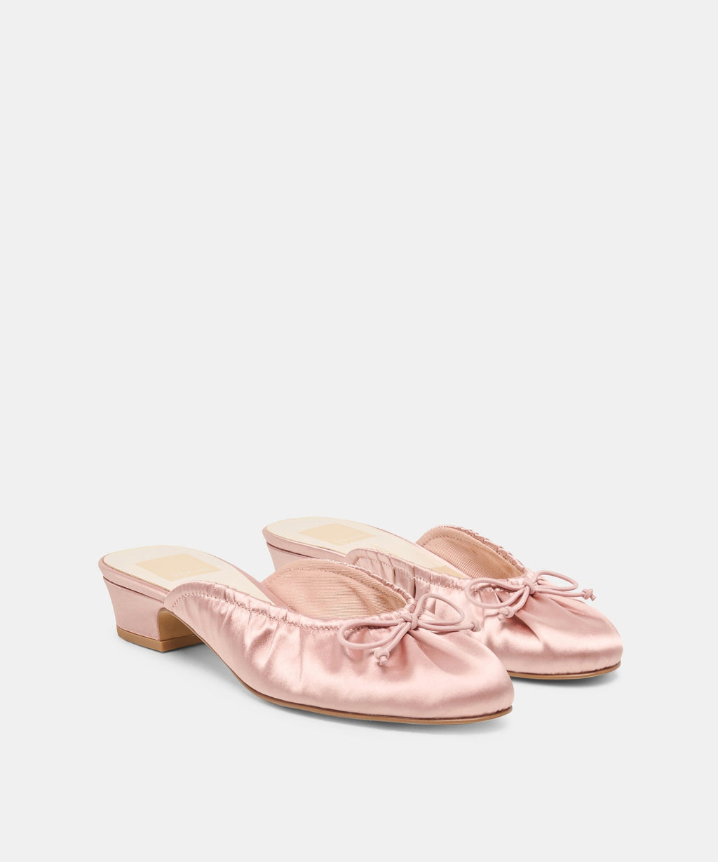 ARDENA SATIN HEELS LT BLUSH SATIN