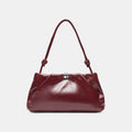 RAVEL SHOULDER BAG OXBLOOD PATENT LEATHER