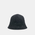 EYELASH BUCKET HAT BLACK