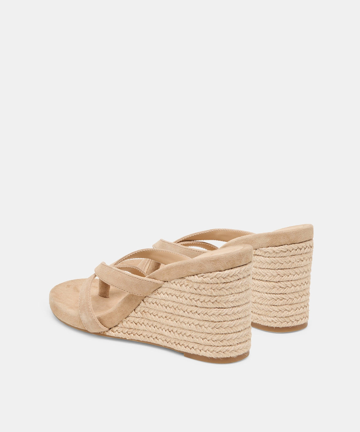 HELAN ESPADRILLE WEDGES CAMEL SUEDE