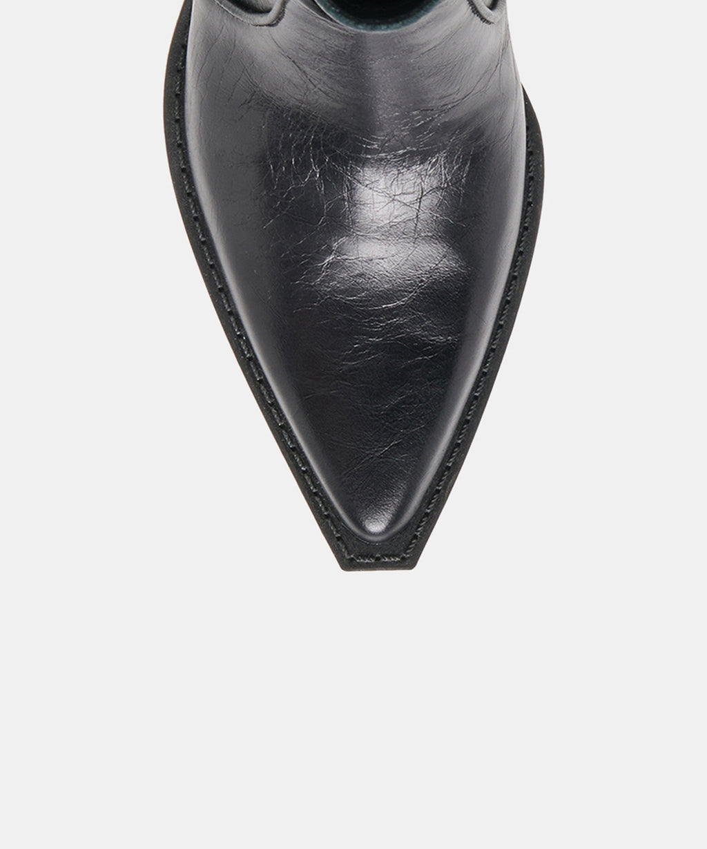 RYEN BOOTIES BLACK LEATHER