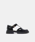 EMILIO FLATS MIDNIGHT CRINKLE PATENT LEATHER