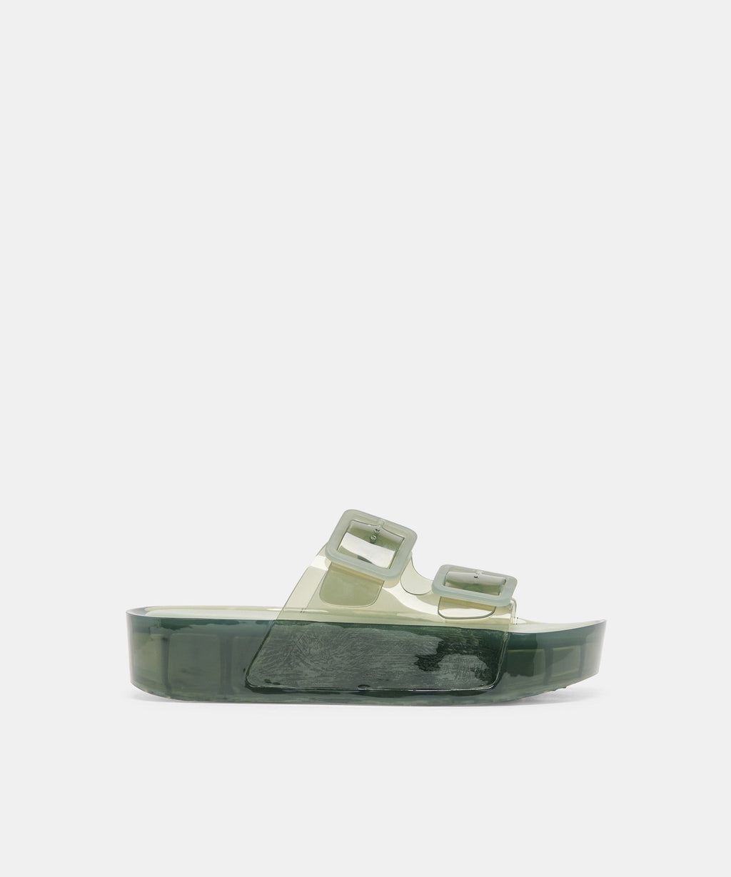 JULIO X SANDALS OLIVE VINYL