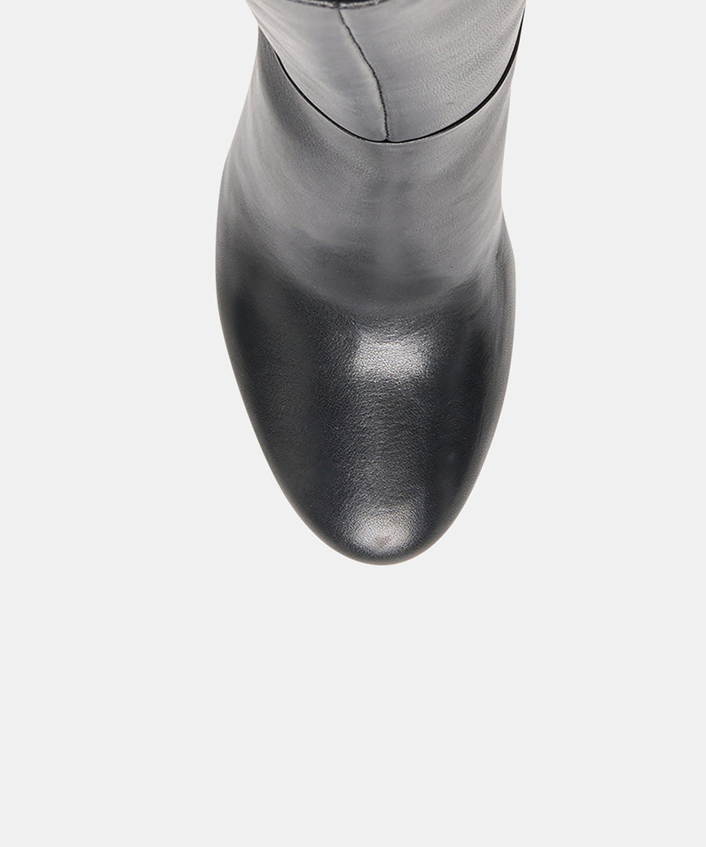 HEYES BOOTS BLACK LEATHER