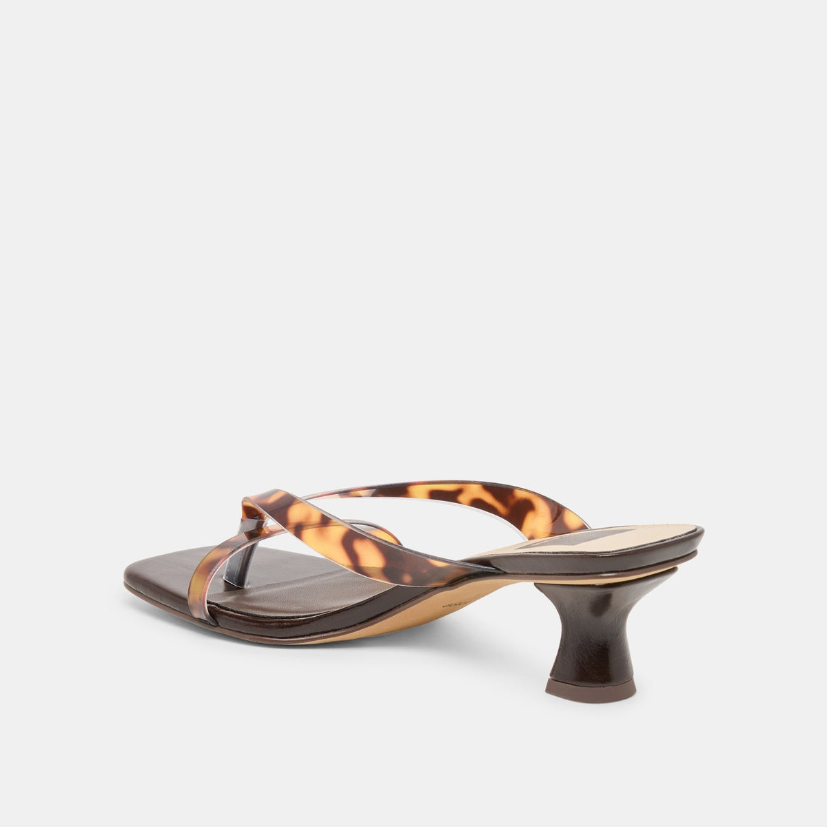 BREVEL VINYL HEELS TORTOISE JELLY