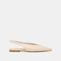 KENDLE FLATS WHITE LEATHER