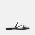 LYNDEE BEAD SANDALS BLACK STELLA