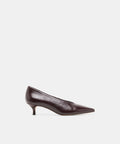 ALWYN HEELS BLACK CHERRY CRINKLE PATENT