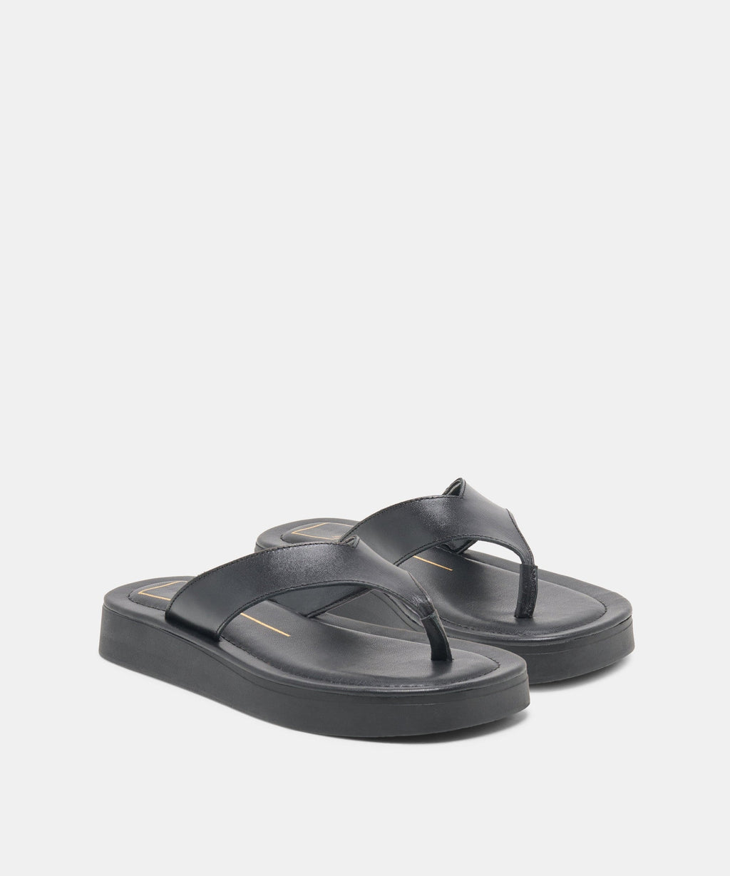 BLAYZE SANDALS BLACK LEATHER