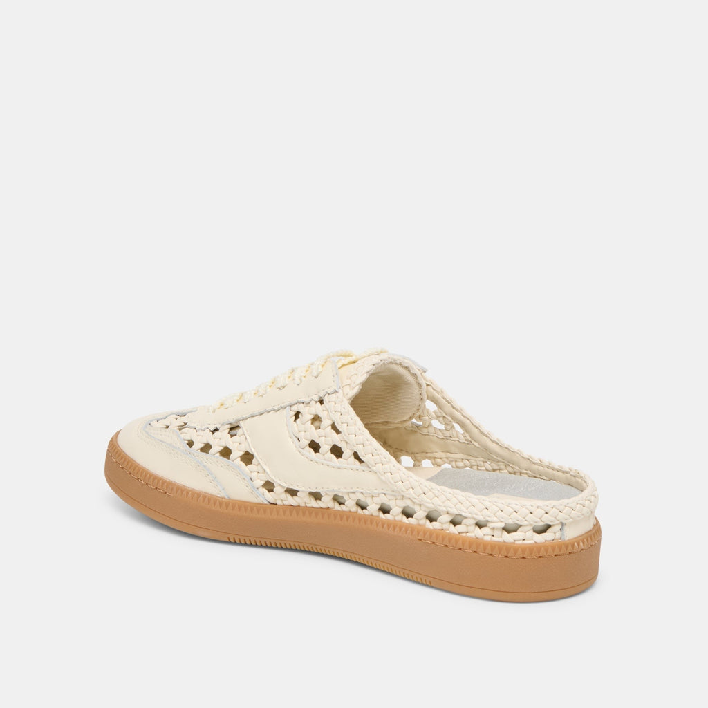 NOTICE SLIDE WOVEN SNEAKERS OFF WHITE WOVEN STELLA